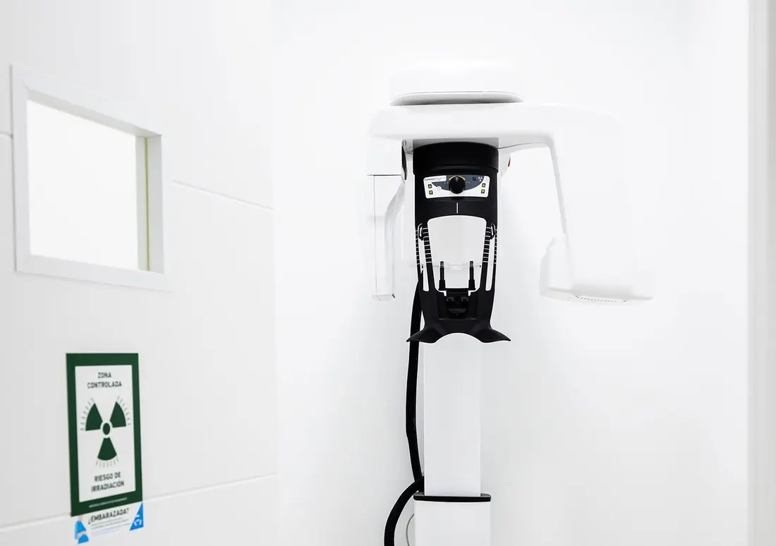 The cone beam (CBCT) unit in its own room at the centre