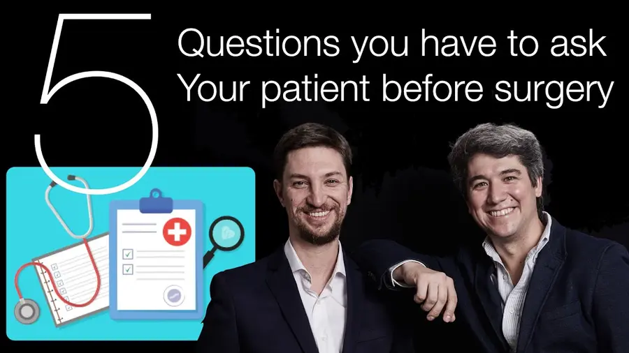 Still from the video «Five questions we must ask our patients»